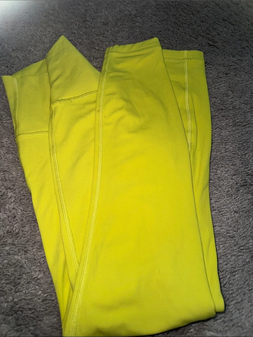 lululemon athletica Kids' Neon Yellow Leggings